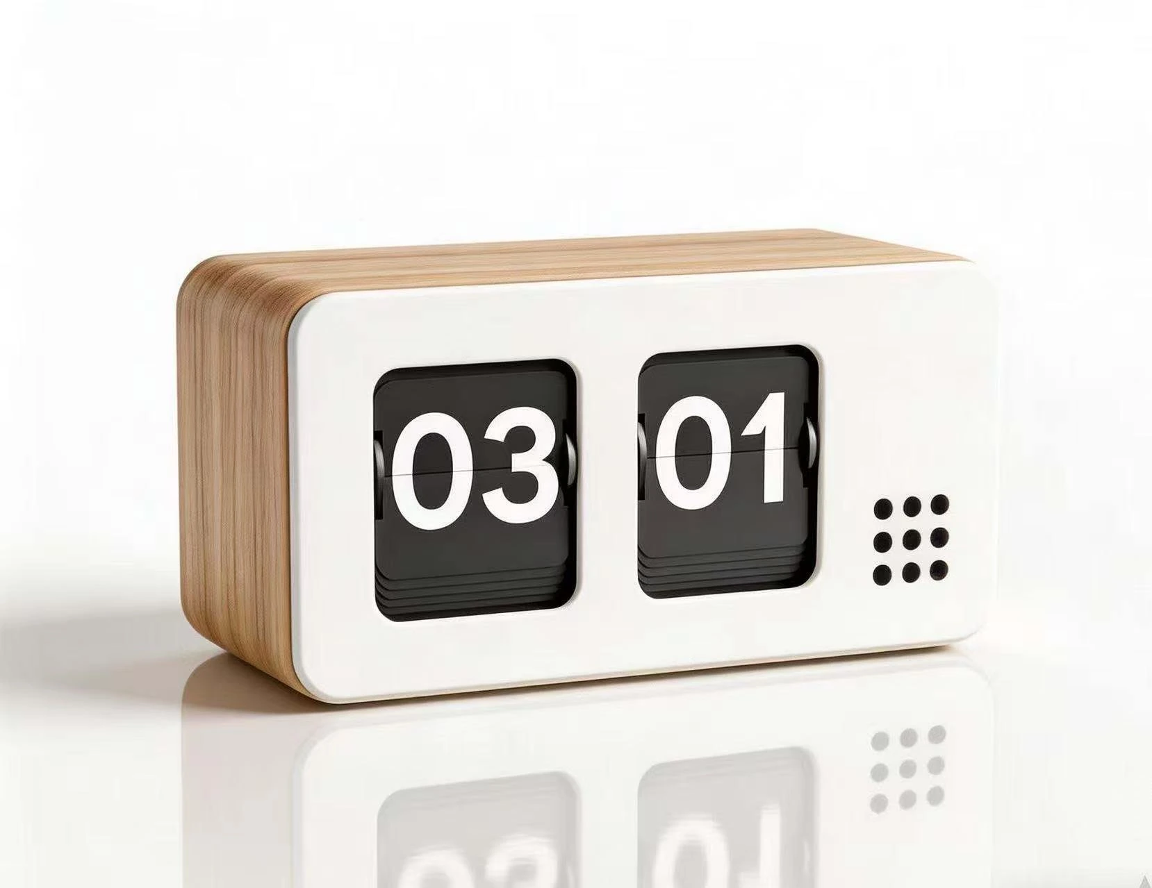 Flip Desk Clock - FC200W
