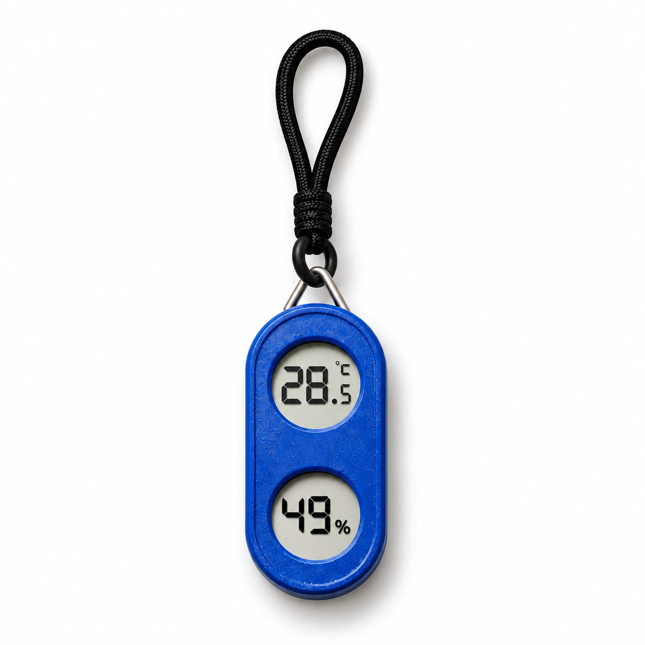 Portable Thermometer and Hygrometer - TH05B, Blue