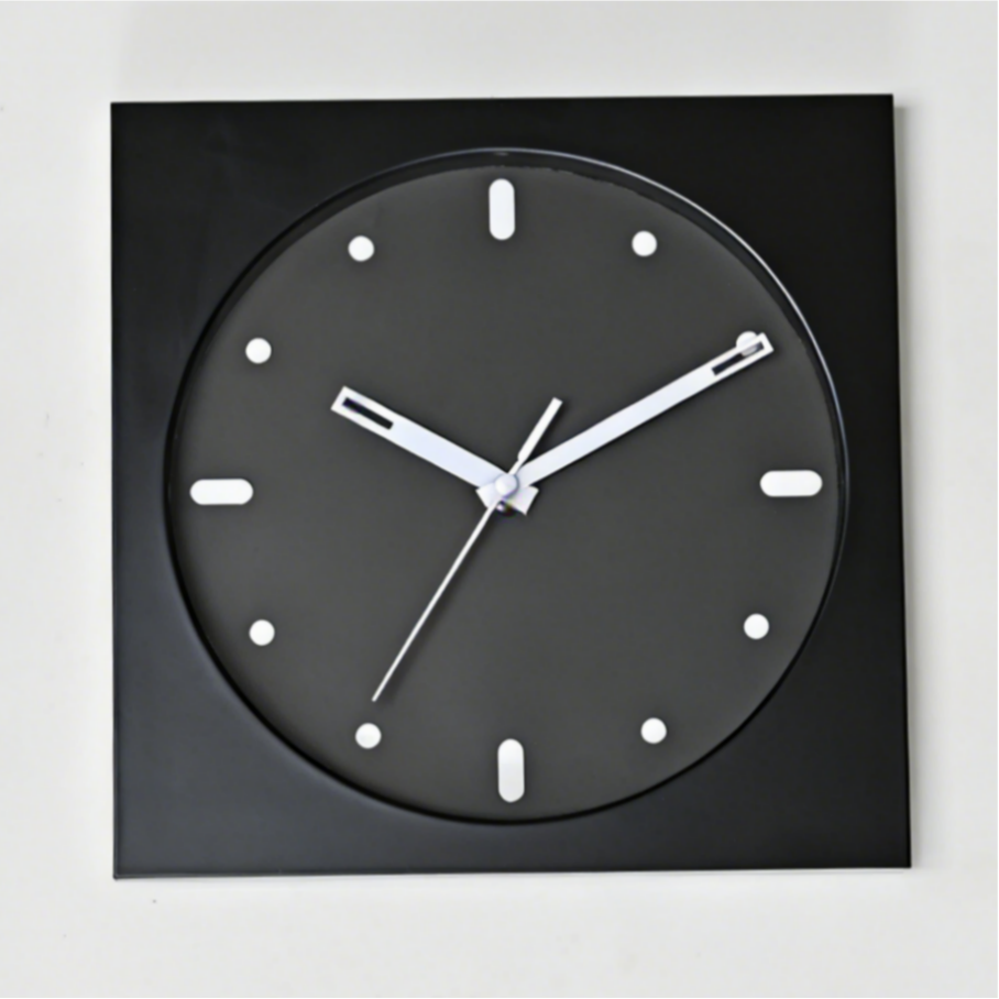 Plastic Wall Clock - 294K Black