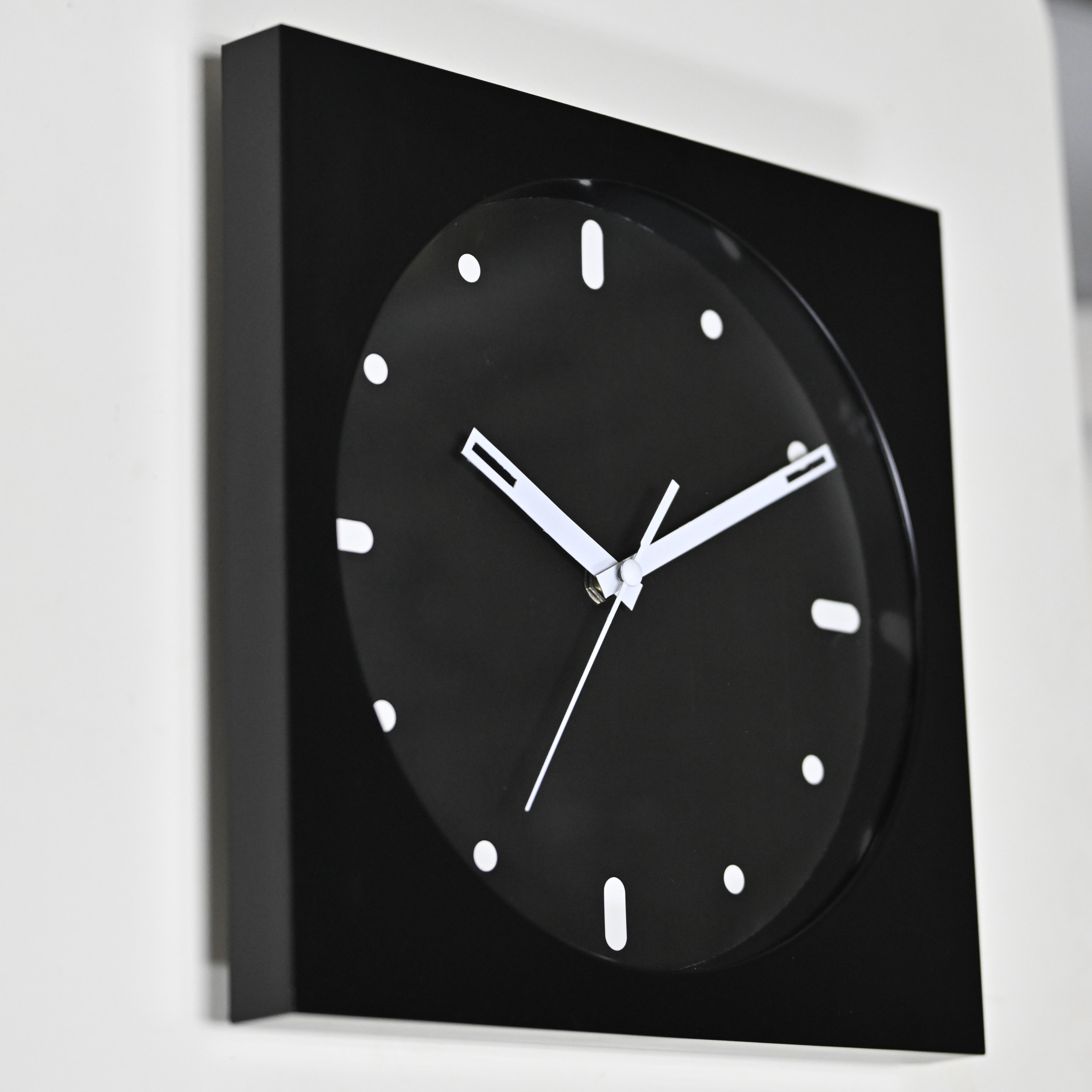Plastic Wall Clock - 294K Black image 2