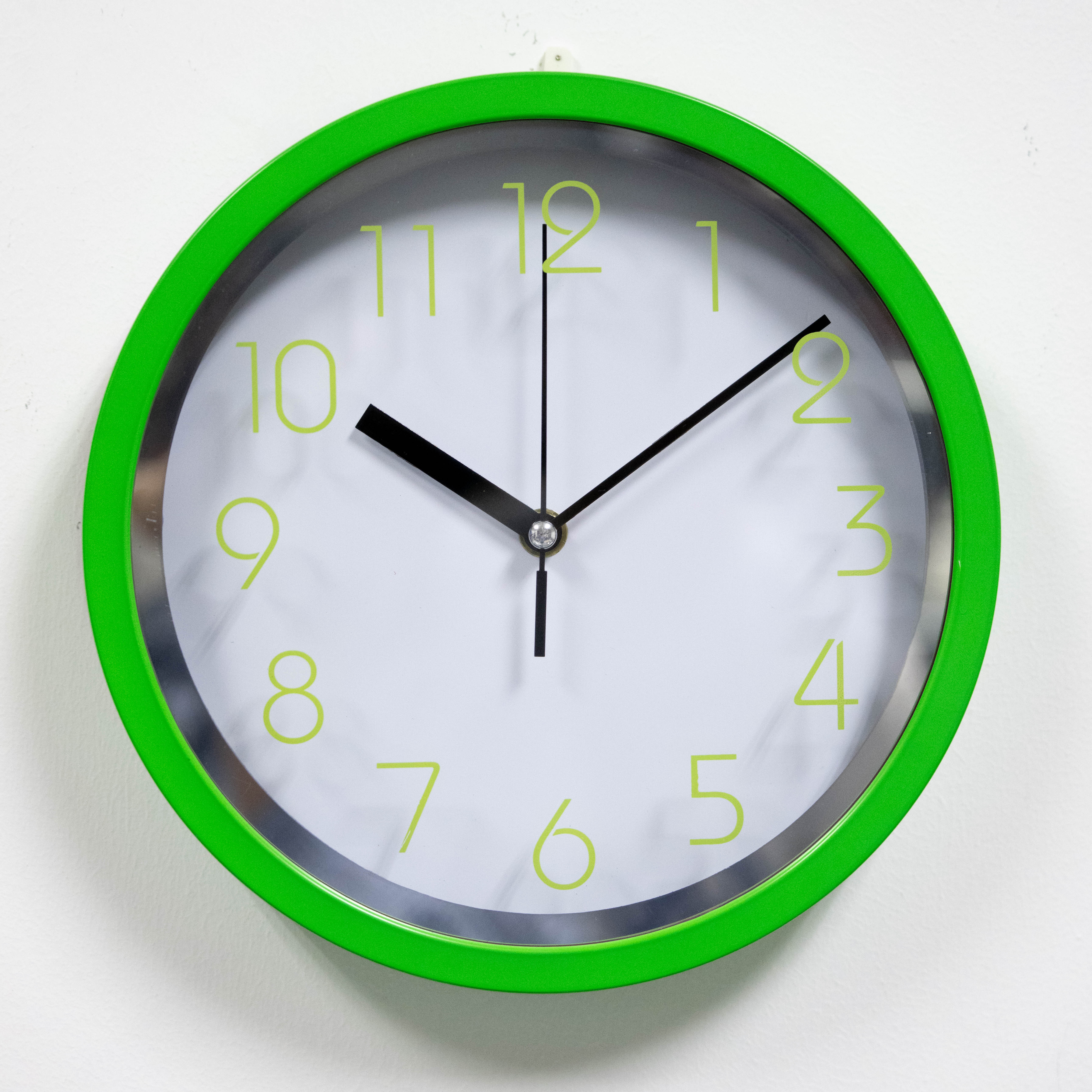 Plastic Wall Clock - 819 Bright Green