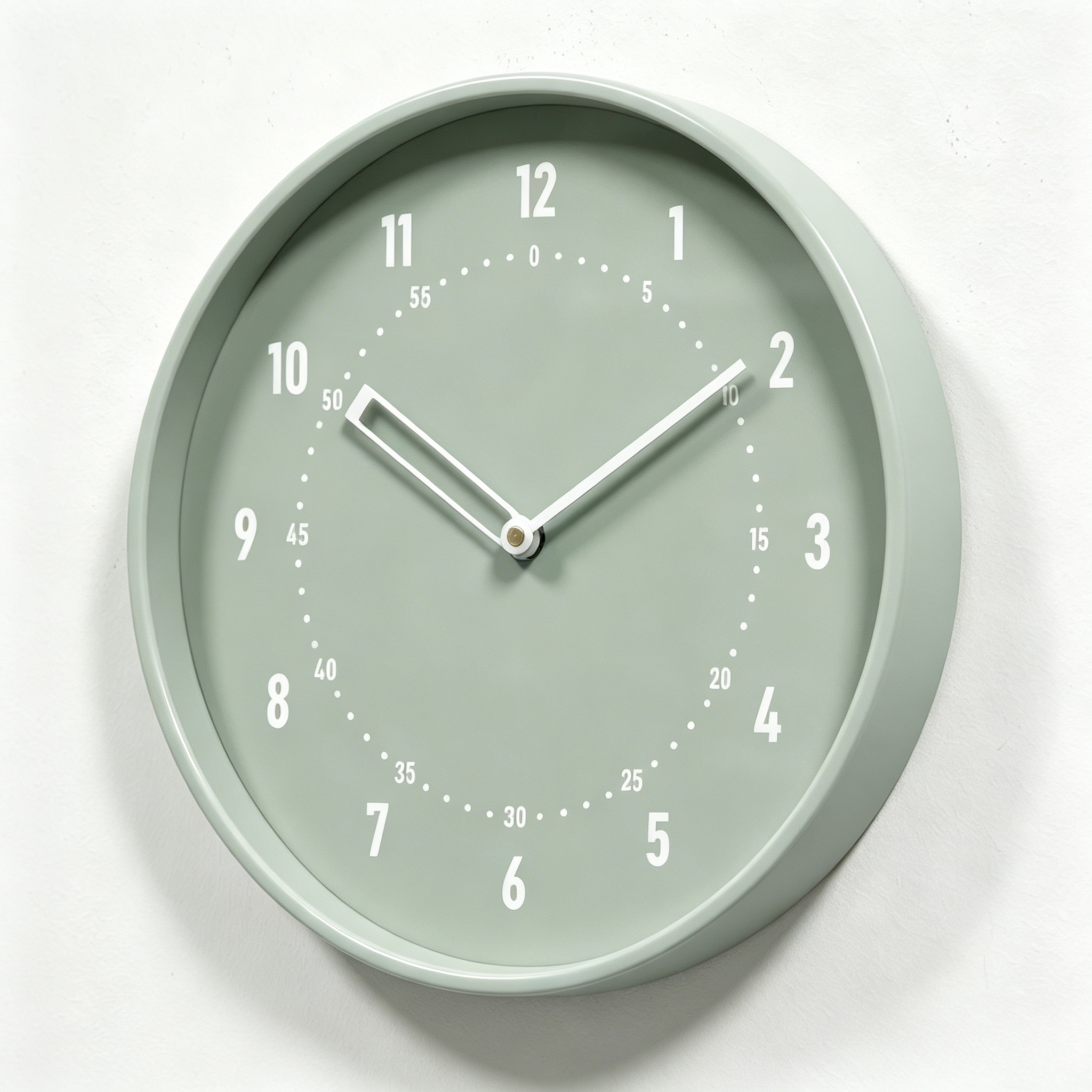 Plastic Wall Clock - 826 Sage Green image 2
