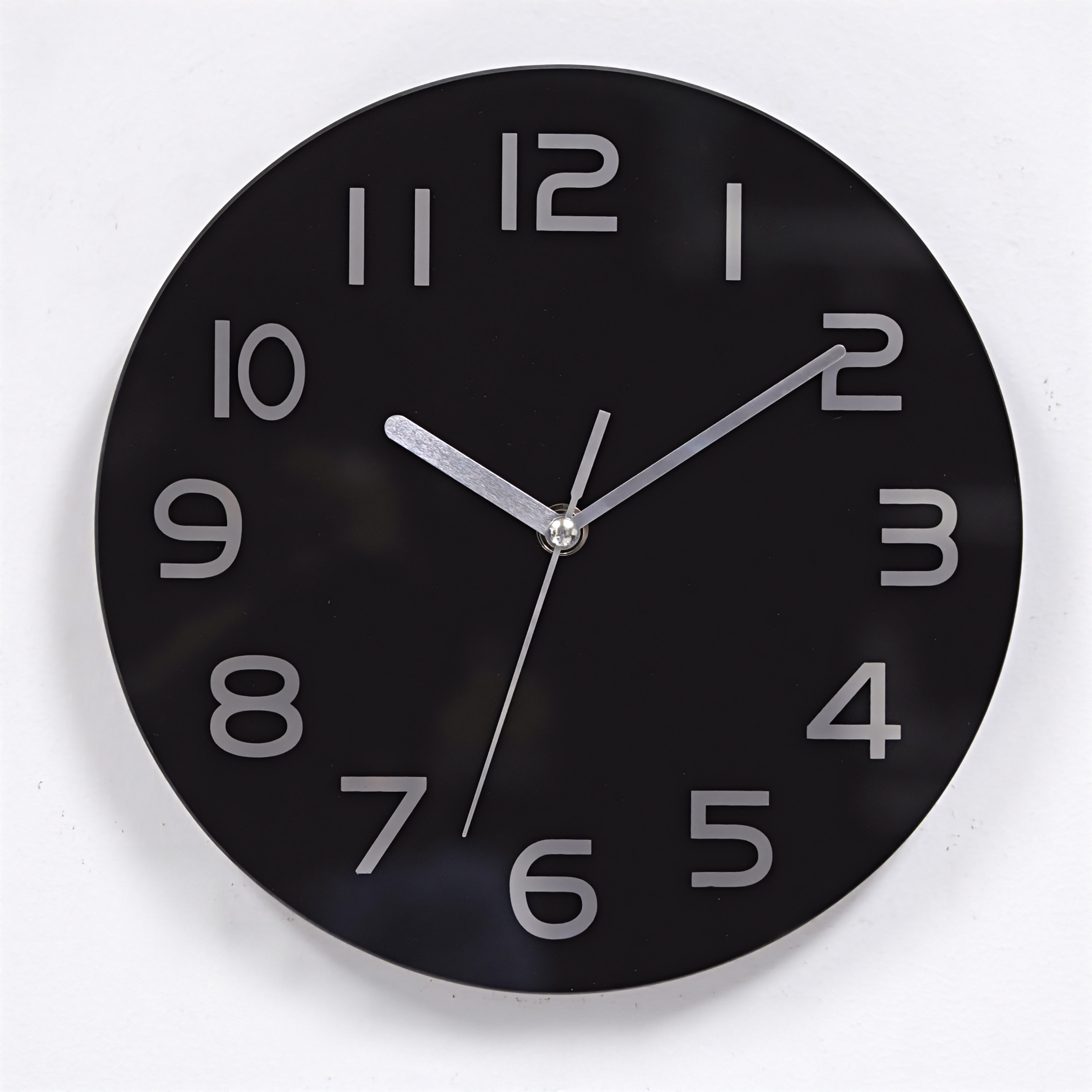 Glass Wall Clock - G603 Black