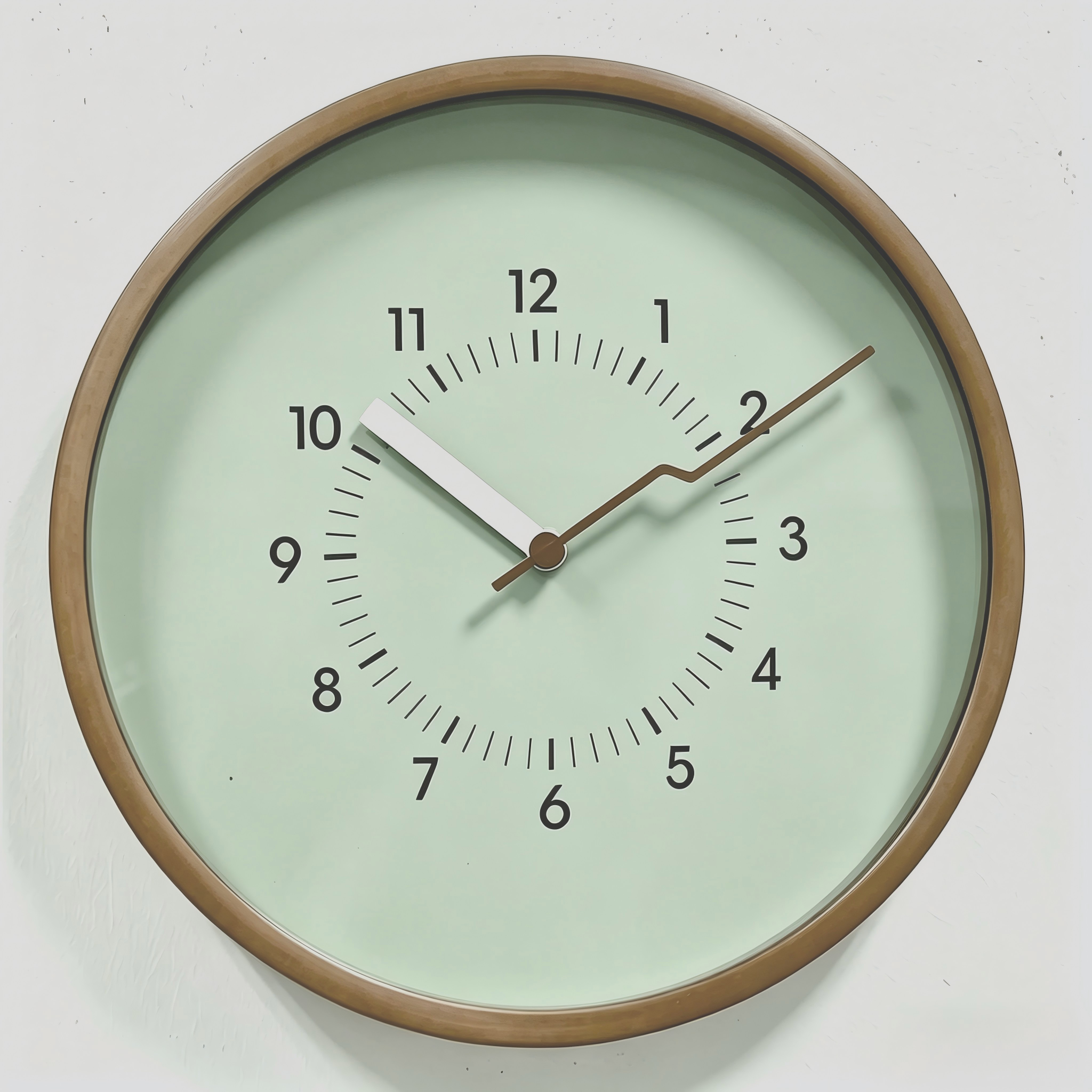 Wooden Wall Clock - W617A Walnut
